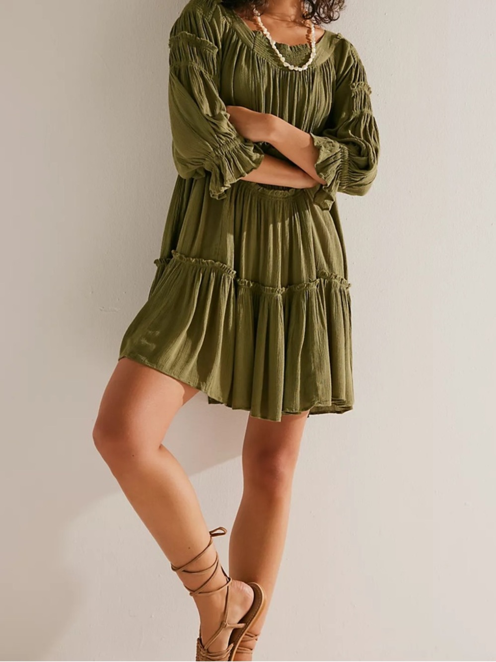 Free People See Ya There Mini Dress XS